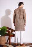 Coffee Khadi Kurta