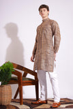 Coffee Khadi Kurta