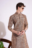 Coffee Khadi Kurta