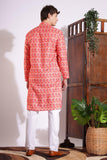 Luxurious Print Cotton Kurta Multi Color