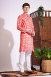 Luxurious Print Cotton Kurta Multi Color