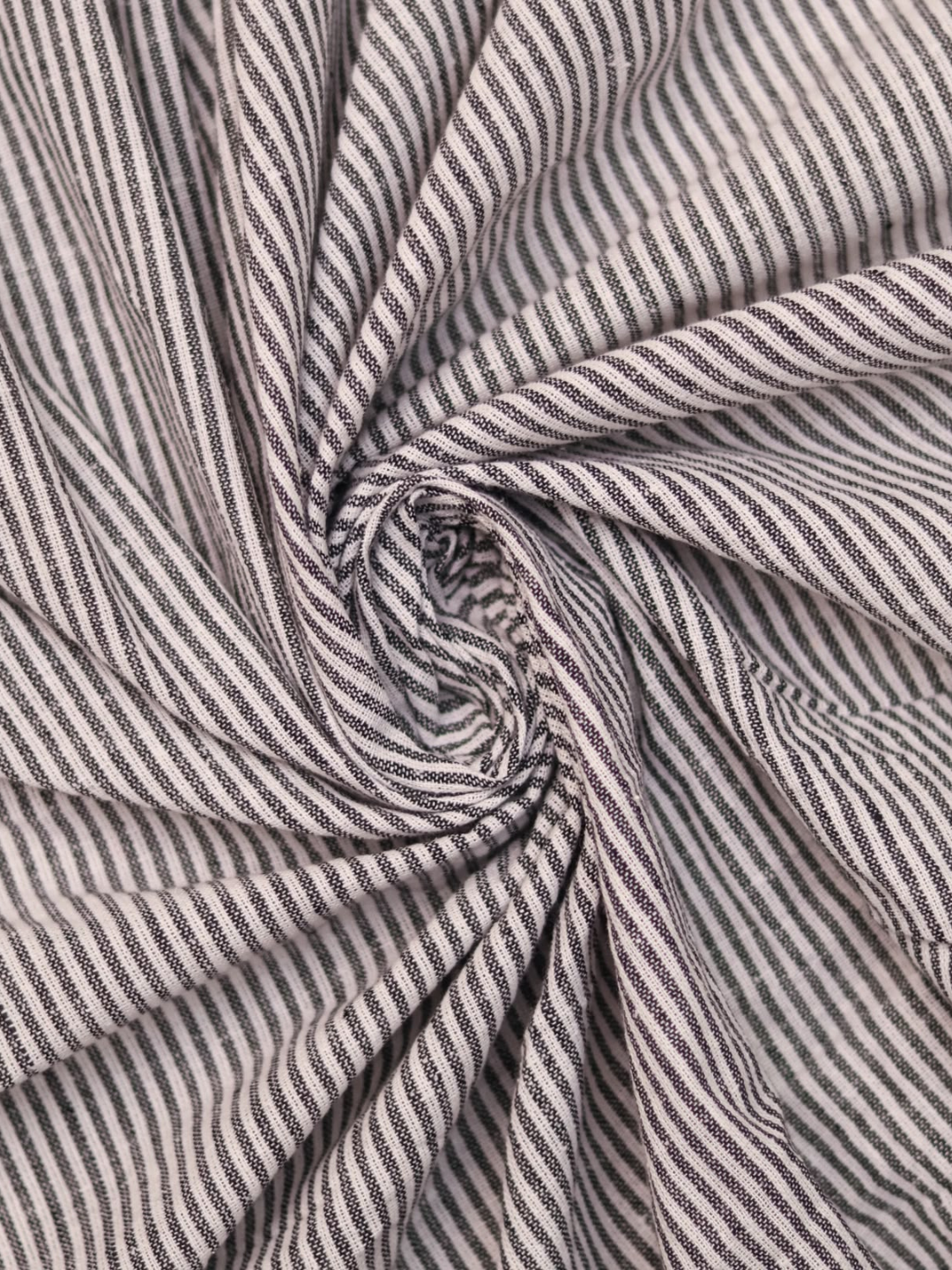 Traditional Khadi Striped Fabric