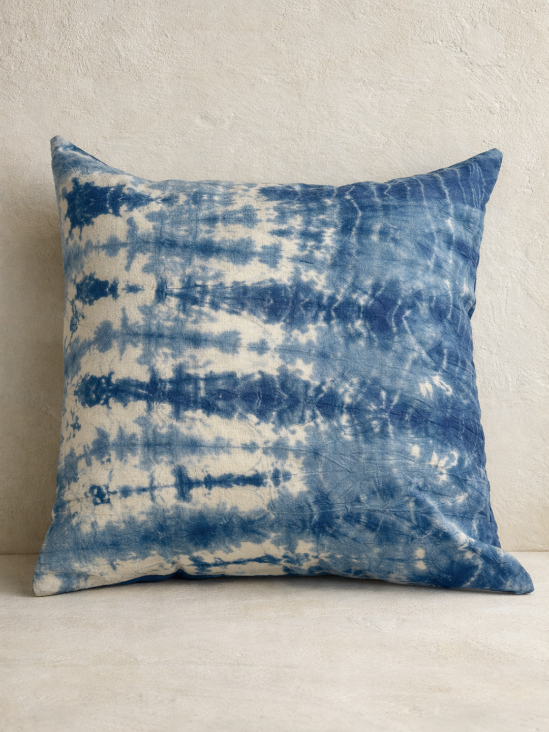 MOOL Blue-Pea Flower Dyed Khadi Cushion Cover