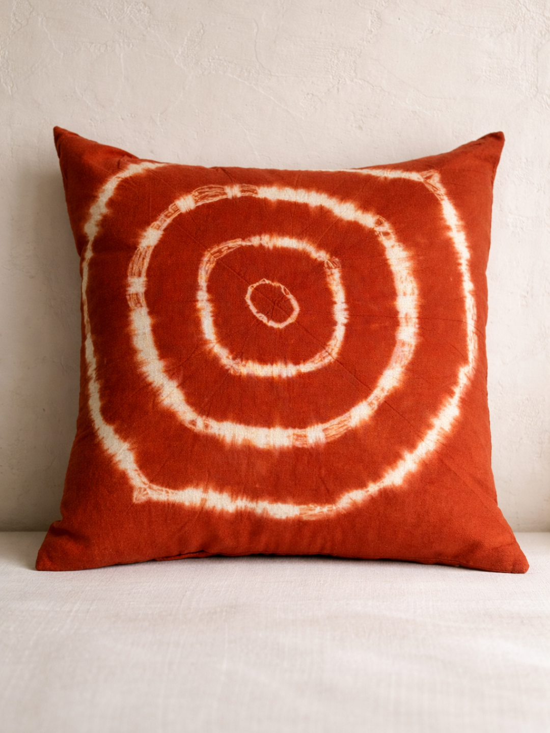 MOOL Tie-Dye Khadi Cushion Cover Manjistha