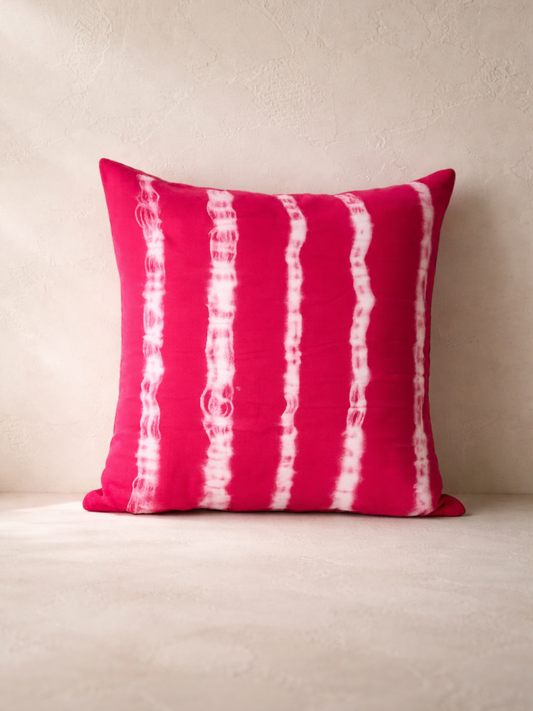 MOOL Hibiscus Tie-Dye Khadi Cushion