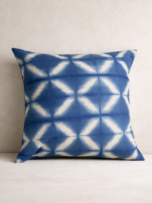MOOL Khadi Cushion Blue-Pea Tie-Dye