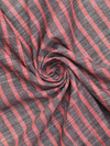 Natural Handloom Khadi Stripe Fabric