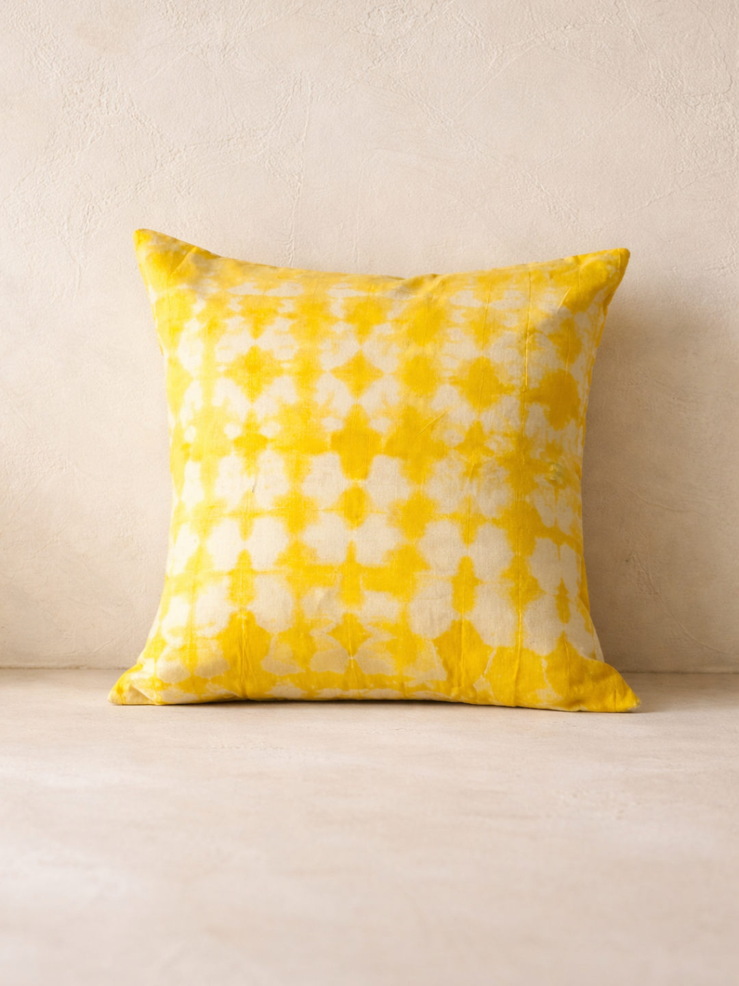 MOOL Khadi Marigold Tie-Dye Cushion Cover