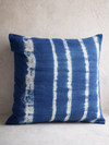 MOOL Blue-Pea Flower Tie-Dye Khadi Cushion Cover