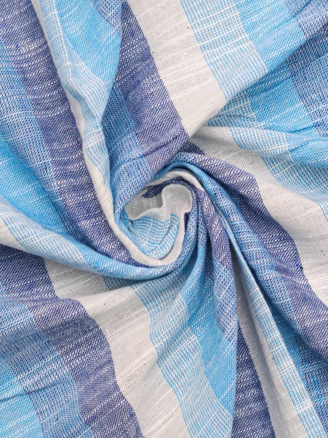 Elegant Striped Khadi Handloom Fabric