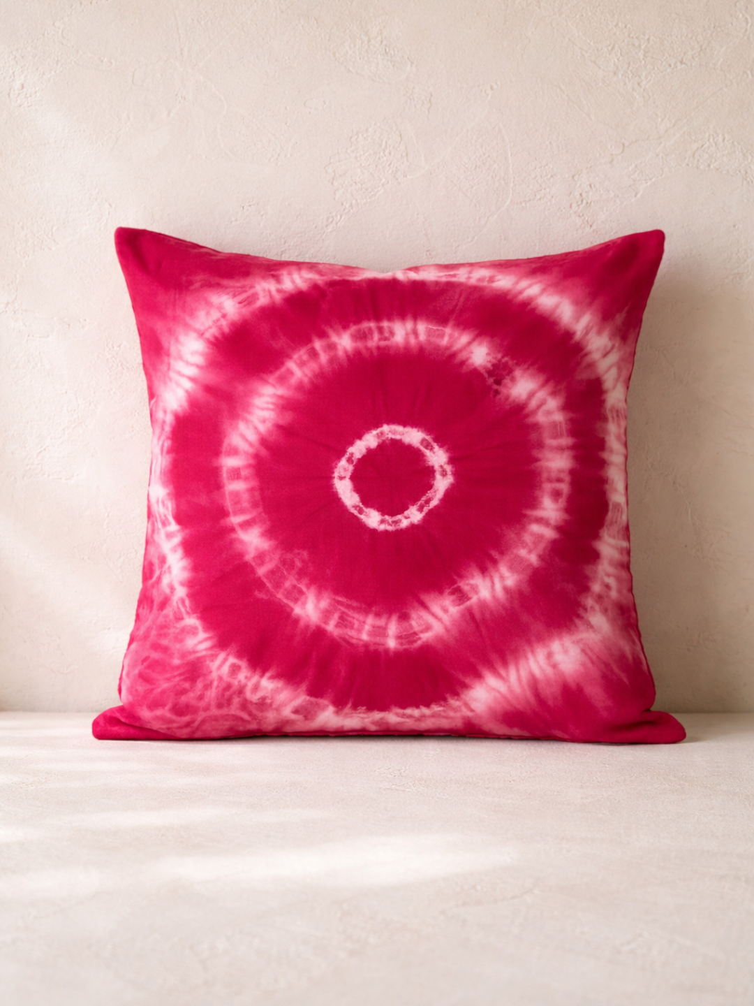 MOOL Tie-Dye Khadi Cushion Cover Hibiscus