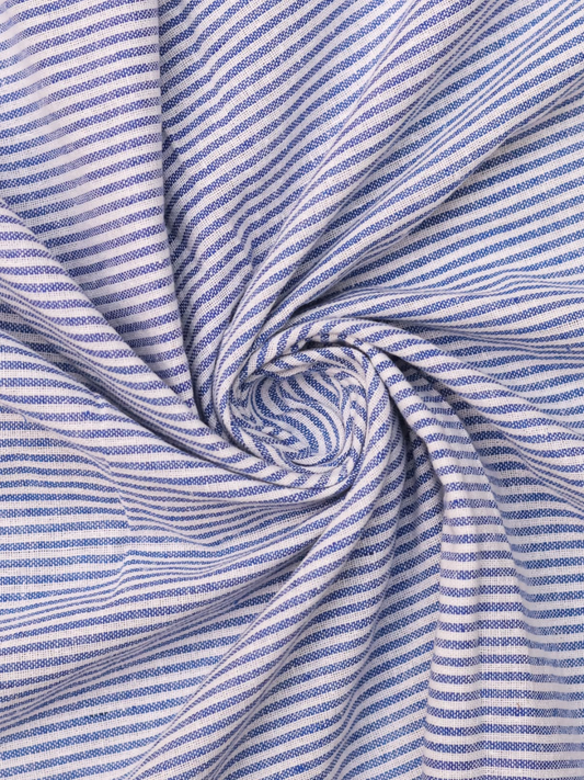 Premium Khadi Stripe Cotton Fabric