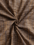 Green Color Self Pattern Traditional Khadi Fabric