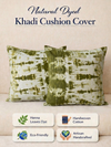 MOOL HENNA Dyed Khadi Cushion