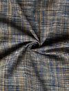 Unique Blueish Traditional Cotton Khadi Fabric - Classic Pattern