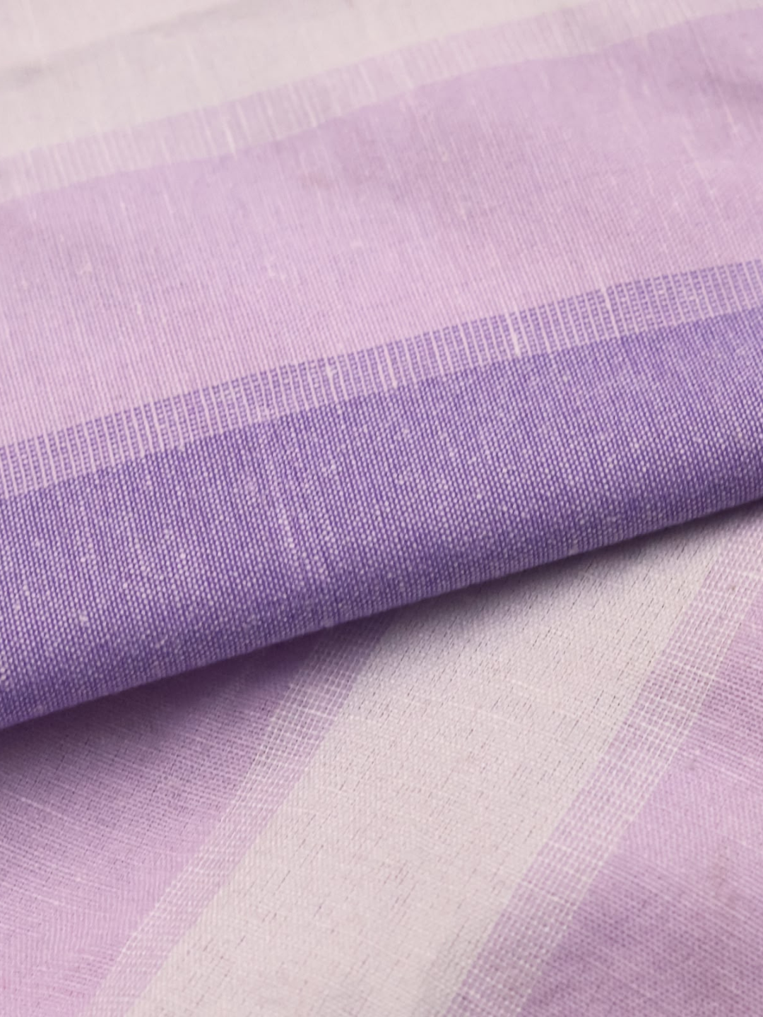 Handwoven Striped Khadi Fabric