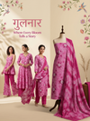 Pink Tie-Dye Shibori Print | 3-Piece Unstitched Suit Set