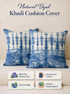 MOOL Blue-Pea Flower Dyed Khadi Cushion Cover