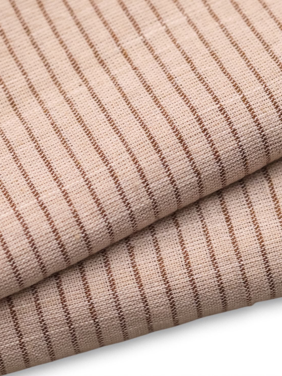 Soft Cotton Khadi Stripe Fabric