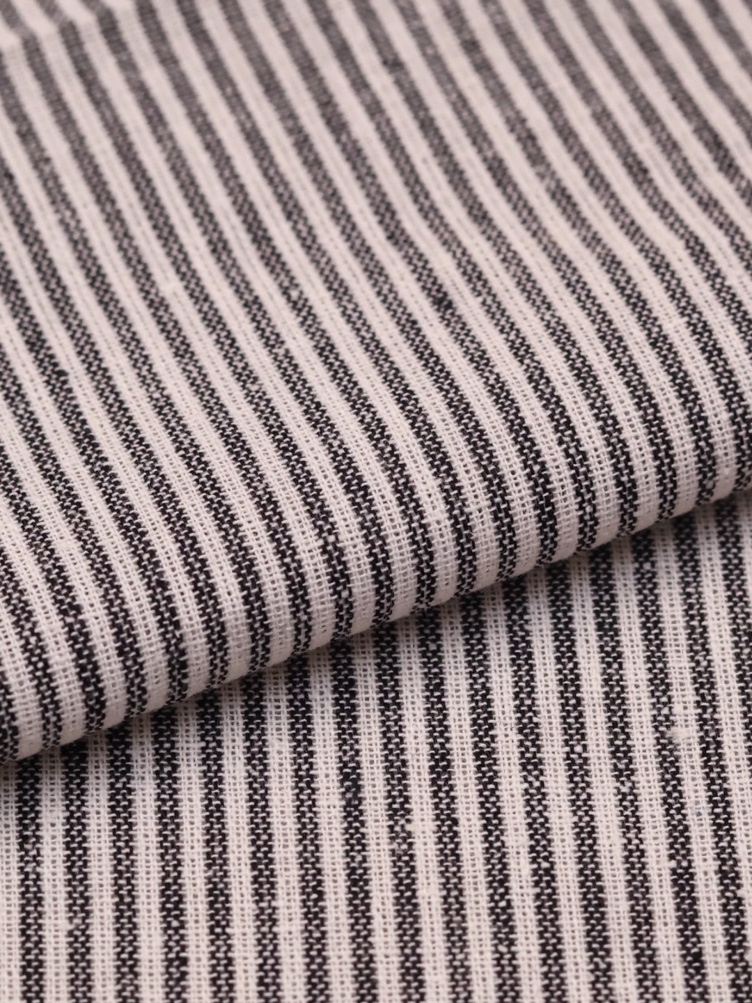 Traditional Khadi Striped Fabric