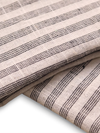 Textured Khadi Cotton Stripe Fabric