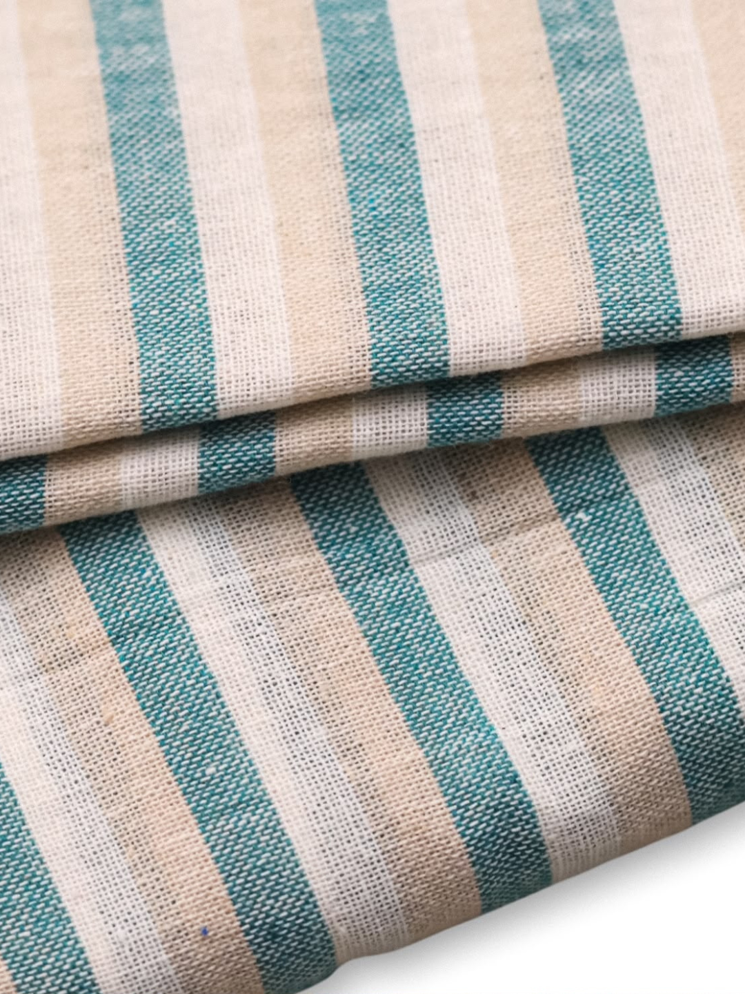Classic Striped Khadi Cotton Fabric
