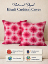 MOOL Khadi Hibiscus Tie-Dye Cushion Cover
