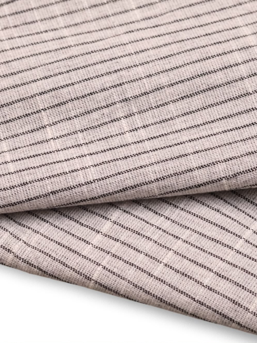 Pure Cotton Khadi Stripe Fabric
