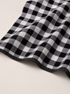 Classic Handloom Khaddar Check Fabric – Black & White