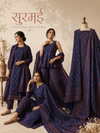 Indigo Batik Tribal Motif | 3-Piece Unstitched Suit Set
