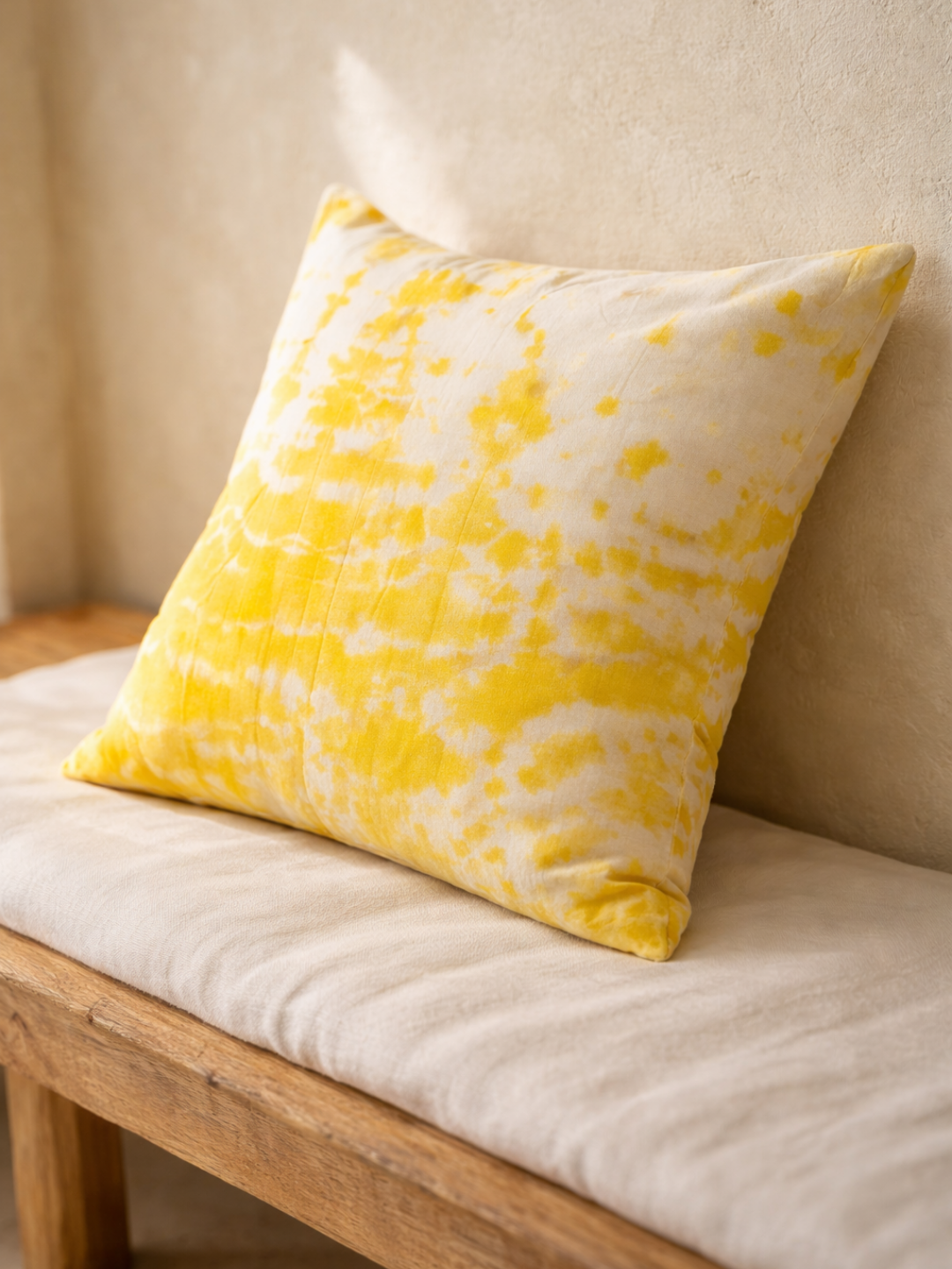 MOOL Marigold Dyed Khadi Cushion