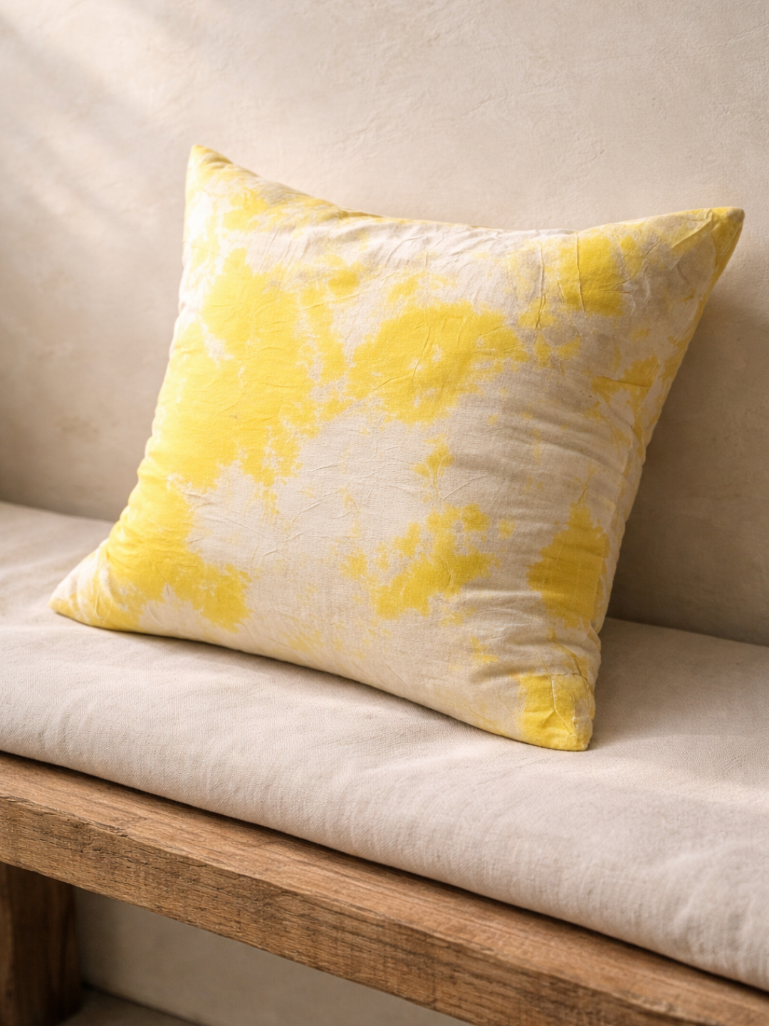 MOOL Marigold Hand-Dyed Khadi Cushion