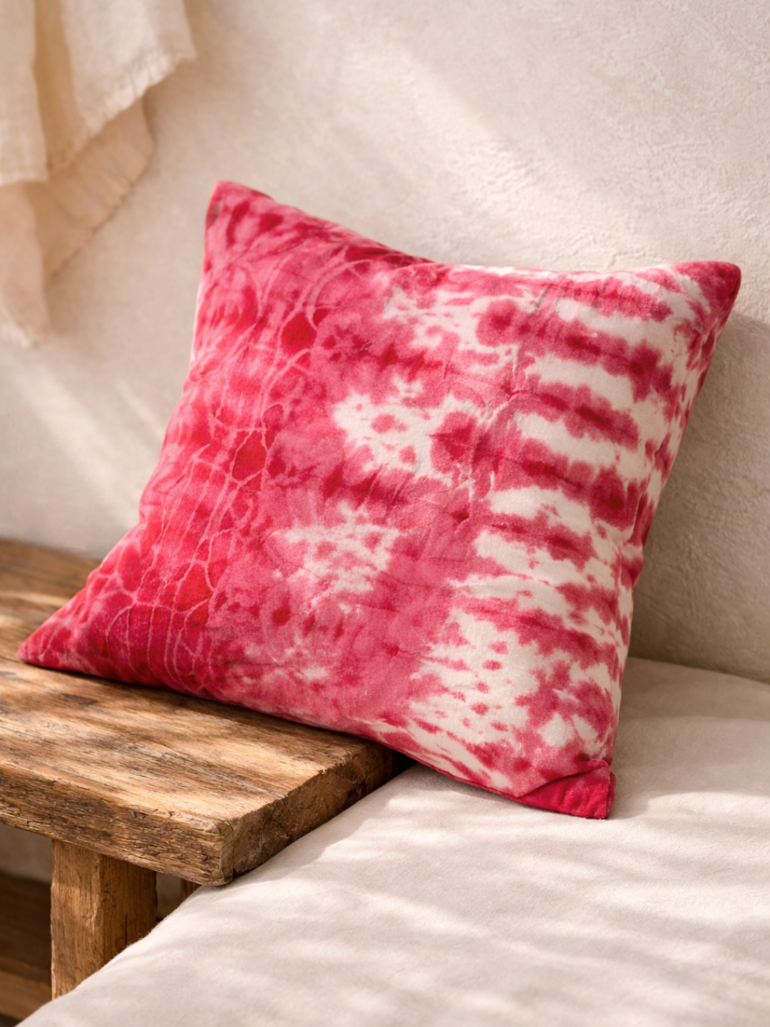 MOOL Hibiscus Dyed Khadi Cushion