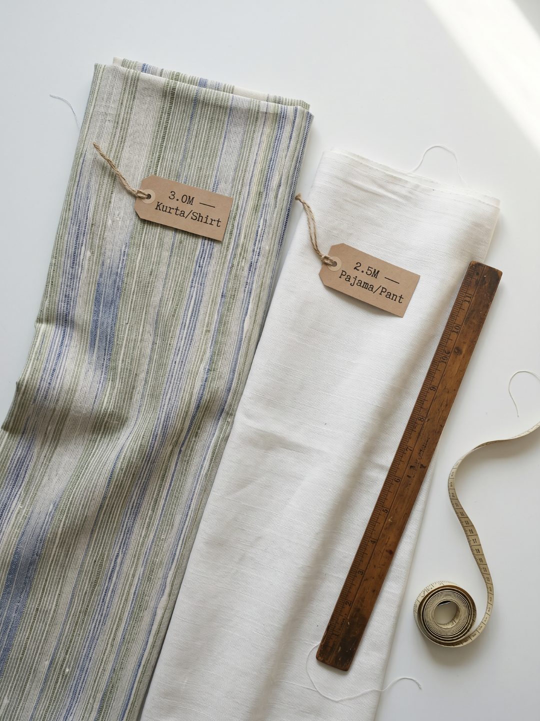 Complete Khadi Outfit Fabric Set- 5.5M