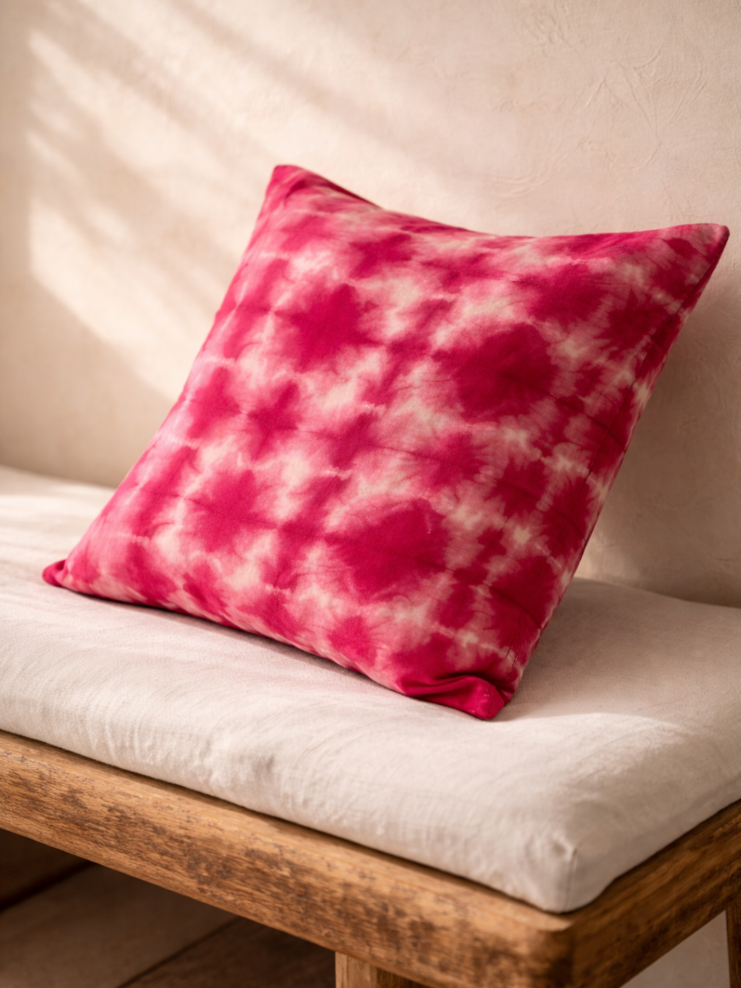 MOOL Khadi Hibiscus Tie-Dye Cushion Cover