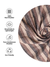 Handloom Khadi Stripe Fabric – Pure Cotton