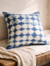 MOOL Khadi Blue-Pea Flower Tie-Dye Cushion Cover