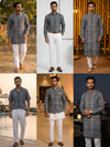 Khadi Kurta Fabric Combo Set - 5.5M