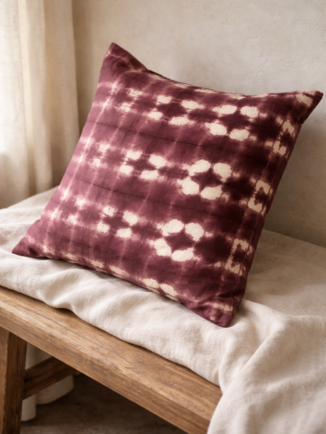 MOOL Khadi Quebracho Tie-Dye Cushion