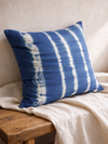 MOOL Blue-Pea Flower Tie-Dye Khadi Cushion Cover