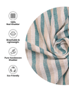 Classic Striped Khadi Cotton Fabric