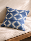 MOOL Khadi Cushion Cover Blue-Pea Flower Tie-Dye