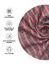Natural Handloom Khadi Stripe Fabric