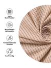 Soft Cotton Khadi Stripe Fabric