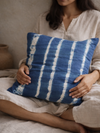 MOOL Blue-Pea Flower Tie-Dye Khadi Cushion Cover