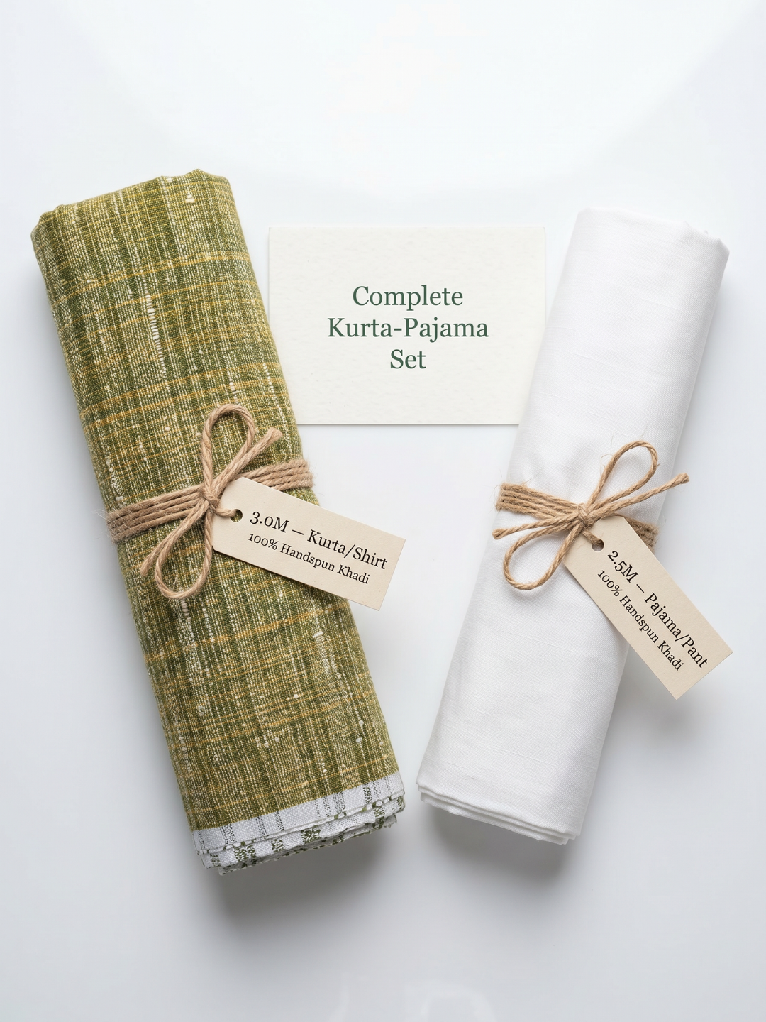 Premium Khadi Fabric Combo Set - 5.5M