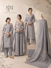 Grey Batik Abstract Motif | 3-Piece Unstitched Suit Set