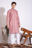 Traditional Attire Pink Print Kurta