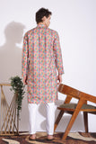 Classic Traditional Multicolor Print Cotton Kurta