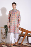 Classic Traditional Multicolor Print Kurta